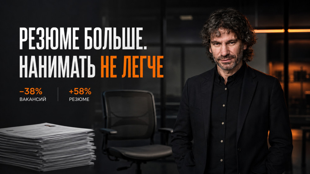 Честно про бизнес: Вакансий стало на 38% меньше, резюме &mdash; на 58% больше. Почему людей всё равно не стало легче нанимать