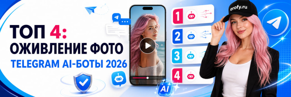 Erofy | Нейросети 18+: ТОП 4: оживи фото 18+ и раздеть подругу через тг бот 18+
