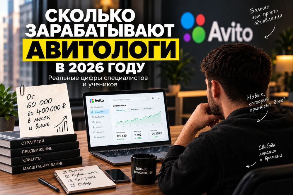 Нургатин Руслан - АВИТОЛОГ: Сколько зарабатывают авитологи в 2026 году: реальные цифры специалистов и учеников