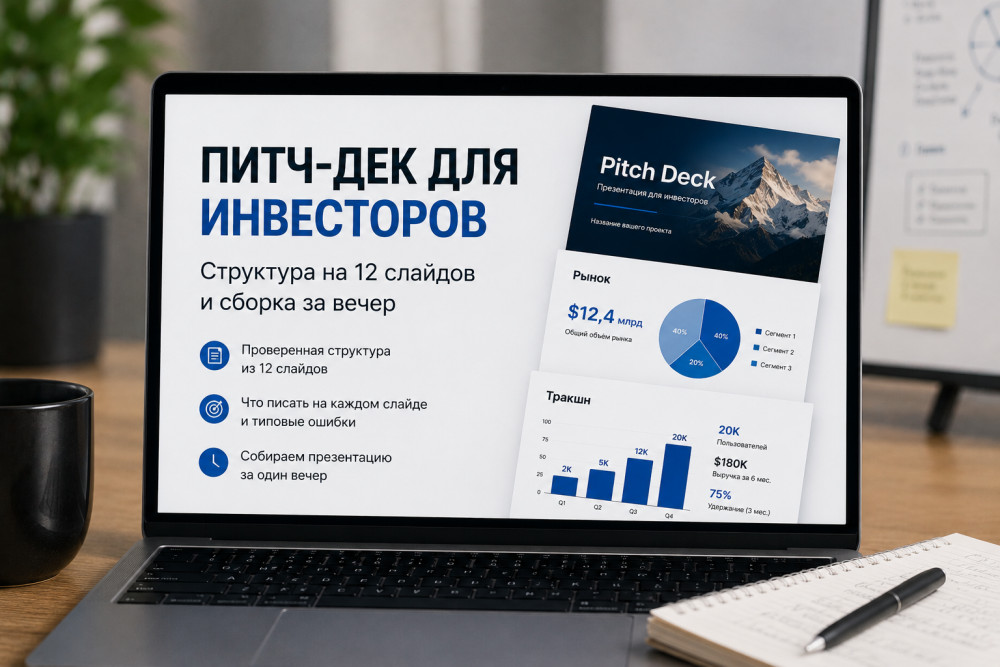 Цыбульский Виталий: Питч-дек для инвесторов: структура на 12 слайдов и сборка за вечер