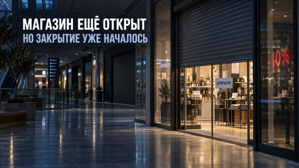 Честно про бизнес: Тысяча магазинов могут закрыться. Но владельцу опаснее другая цифра &mdash; минус 10%
