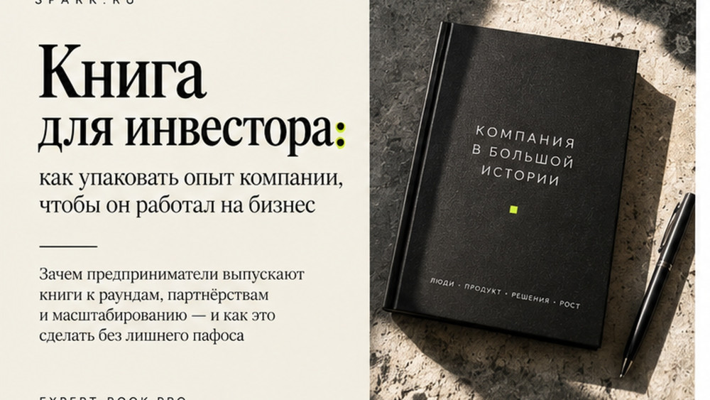 Алексей Корнелюк: Книга для инвестора: когда собственнику полезно упаковать опыт компании в 200 страниц, а когда это пустая трата денег