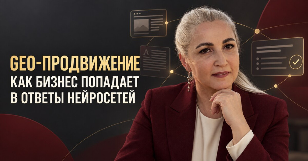 Спирова Татьяна: GEO начинается не с текстов: что проверить до продвижения бизнеса в нейросетях