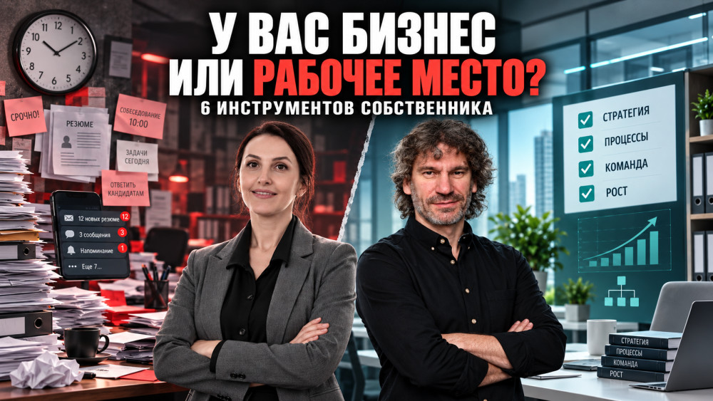 Честно про бизнес: У вас бизнес &mdash; или вы просто создали себе самую тяжёлую работу?