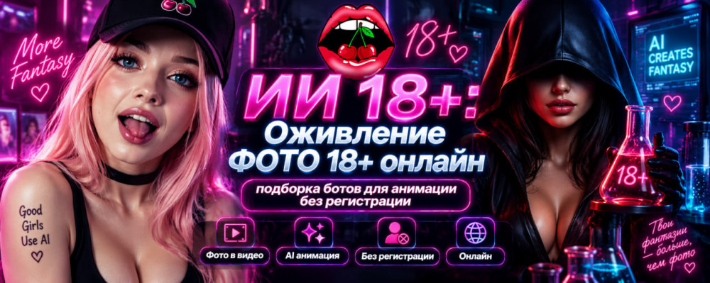 Erofy | Нейросети 18+: ИИ 18+: Оживление ФОТО 18+ онлайн &mdash; подборка порно ботов для анимации без регистрации