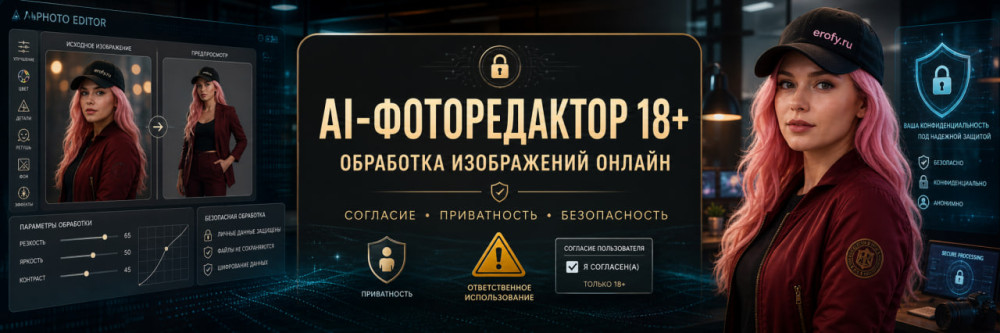 Erofy | Нейросети 18+: Как раздеть по фото в Telegram в 2026: Раздевайка, SwapixAI, UndreserAI и ErofyLab