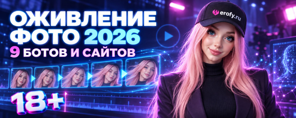 Erofy | Нейросети 18+: 0+: Оживление фото 18+ в 2026 году: как оживить и раздеть подругу по фото