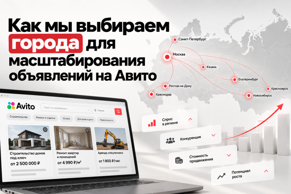 Нургатин Руслан - АВИТОЛОГ: Как мы выбираем города для масштабирования объявлений на Авито