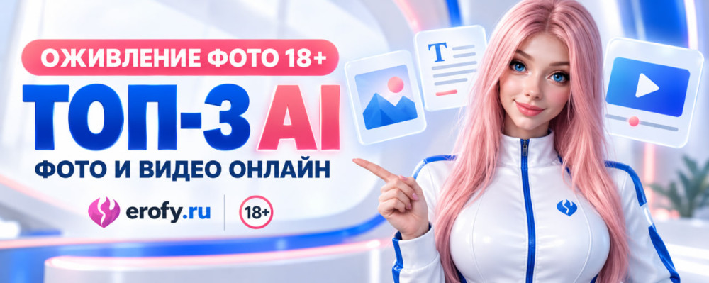 Erofy | Нейросети 18+: Оживление фото 18+: топ-3 AI без цензуры для фото и видео онлайн