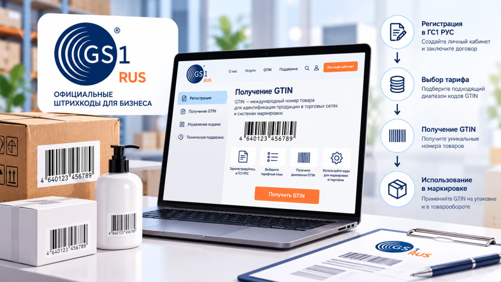 Market Provider: ГС1 РУС: что это такое, как зарегистрироваться и получить GTIN для маркировки товаров