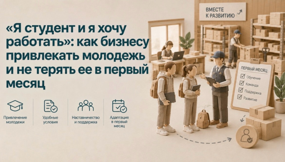 Mega-Personal. Пишет Роман Игнатьев: &laquo;Я студент и я хочу работать&raquo;: как бизнесу привлекать молодежь и не терять ее в первый месяц