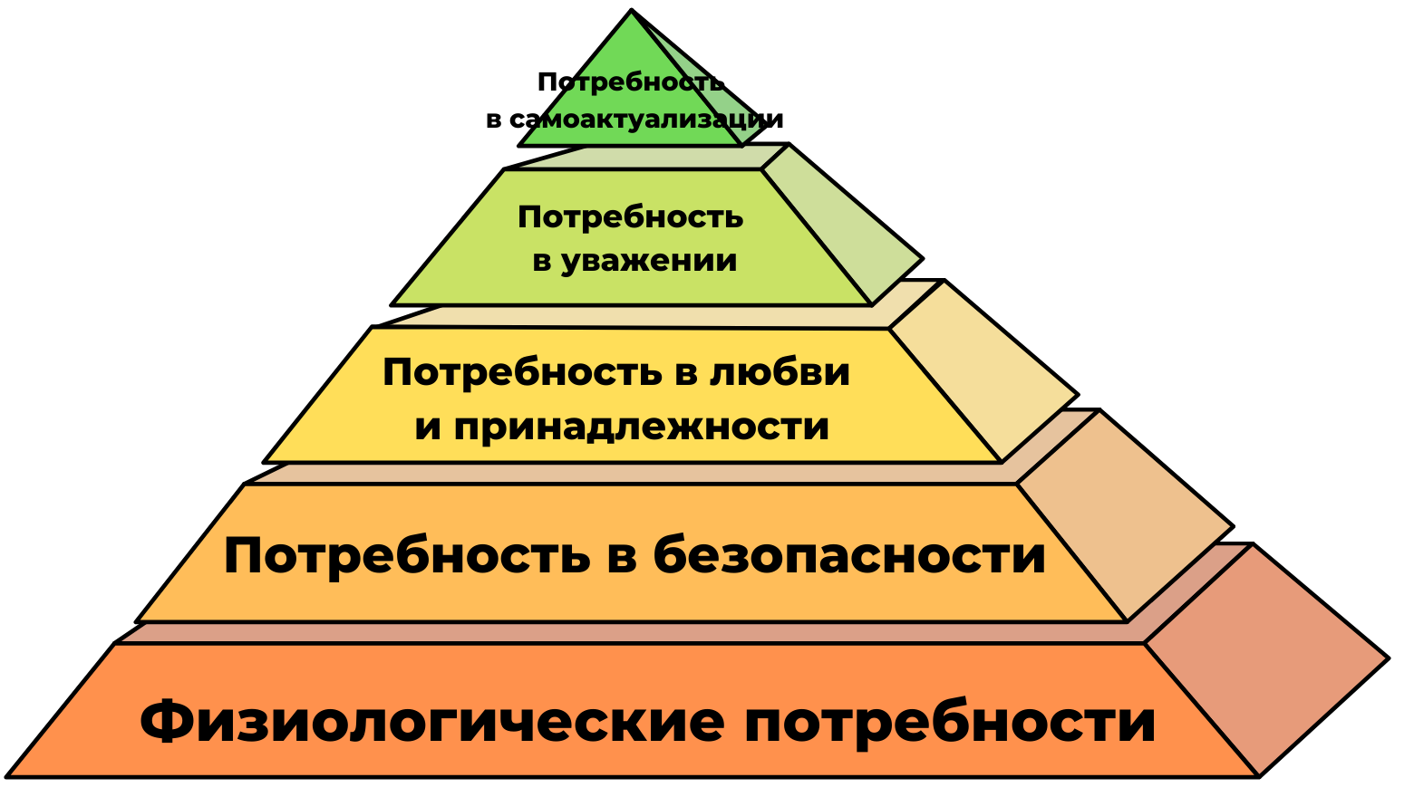 Пирамида Маслоу физиологические потребности