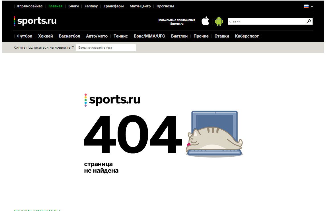 Страница 404 wordpress