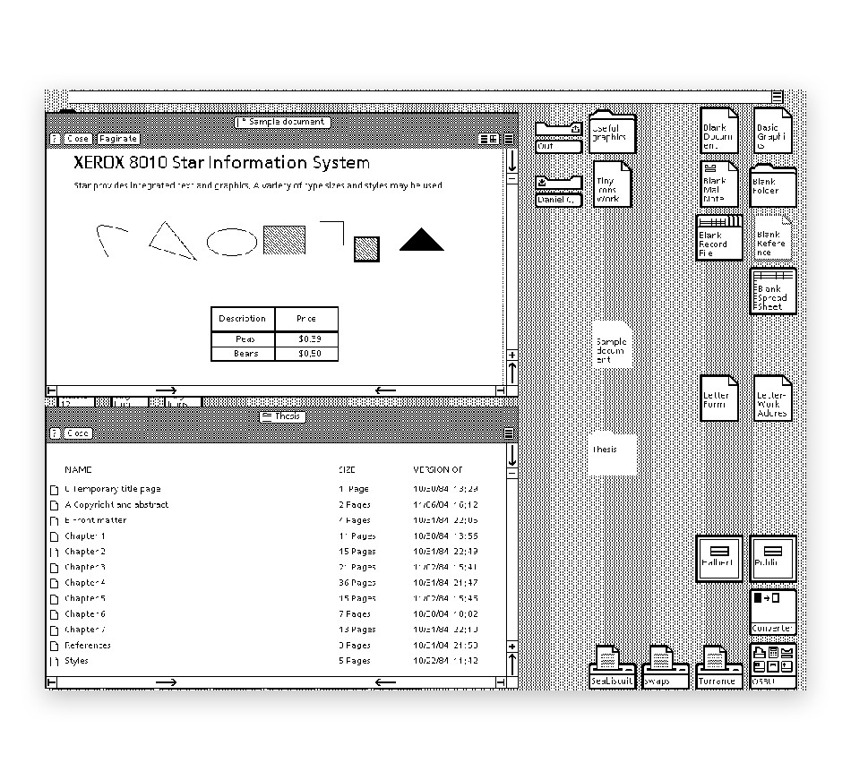 Описание графических интерфейсов. Wimp (графический Интерфейс). Xerox графический Интерфейс. Первые графические интерфейсы. Первый Wimp Интерфейс.