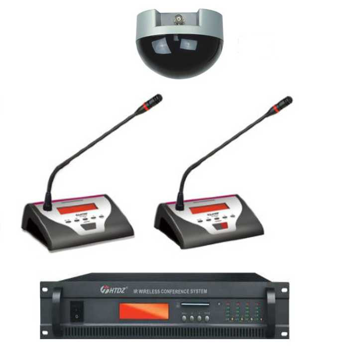 HTDZ HT-8610 ИК беспроводная конференц-система от Группы SBL