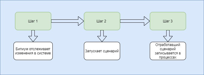 Система в другом. Инициирующее событие в сценарии. Бипиум кадастр. Как работать и Бипиум оператору смо.