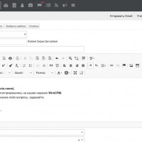 Метки в шаблоне почтового редактора WireCRM