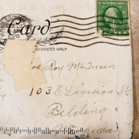 Необычную открытку 100-летней давности получила американка