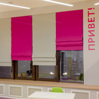 Римская штора на кухню