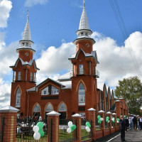 В Чувашии открылась новая Соборная мечеть в селе Урмаево с участием Рустама Минниханова