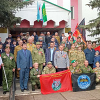 В Башкирии кадеты подшефного класса Росгвардии приняли участие во вручении удостоверений членов «Боевого братства»