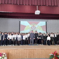 В Башкирии росгвардеец провел урок мужества для школьников