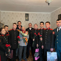 С «Днем Великой Победы» руководство УВД по ЦАО поздравило ветерана Ивана Васильевича Шпак