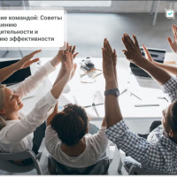 Управление командой: Советы по повышению производительности и сохранению эффективности