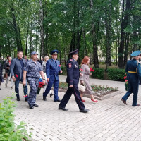 В Республике Башкортостан росгвардейцы и кадеты подшефного класса приняли участие в мероприятиях, посвященных Дню памяти и скорби