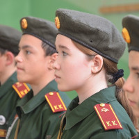 В Башкирии кадеты подшефных классов Росгвардии прошли испытания на право ношения оливкового берета