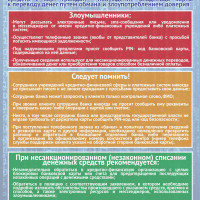 Памятка о безопасном использовании банковских карт (счетов)