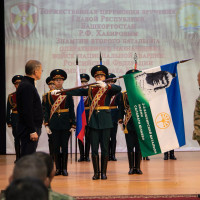 Второму добровольческому батальону Росгвардии имени Салавата Юлаева вручено знамя