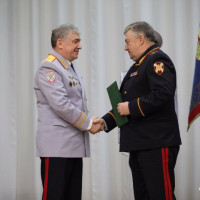 10 ноября в День сотрудника Органов Внутренних Дел начальник территориального управления Росгвардии Республики принял участие в торжественном собрании