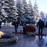 В Башкортостане в День Героев Отечества возложили цветы к Вечному огню