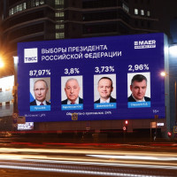 Свыше 400 млн раз увидят россияне информацию об итогах голосования на выборах Президента РФ на больших уличных экранах