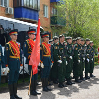 В Башкирии кадеты подшефного класса Росгвардии присоединились к акции «Парад у дома ветерана»