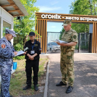 Сотрудники и военнослужащие Росгвардии Башкортостана проводят проверочные мероприятия организации охраны объектов летнего отдыха