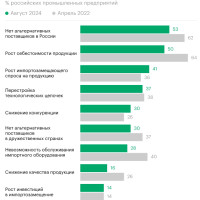 Бизнес назвал ключевые проблемы импортозамещения. Инфографика