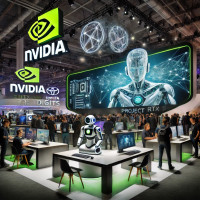 Nvidia на CES 2025: ИИ для роботов, новые игровые чипы RTX 50 и первый настольный компьютер