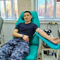 В Омске сотрудники Росгвардии приняли участие в добровольной сдаче крови