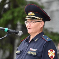 Начальник Управления Росгвардии по Омской области принял участи в церемонии открытия мемориальной доски сотрудников органов внутренних дел – участников Великой Отечественной войны и тружеников тыла