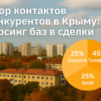 Парсинг контактов конкурентов в Крыму: от базы к сделке