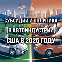 Регуляция, субсидии и политика в автоиндустрии: США в 2025 году