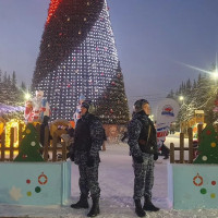 В Башкортостане росгвардейцы обеспечили безопасность открытия главной ёлки республики