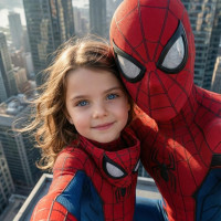 Как сделать фото детей с супергероями в нейросети: промпты