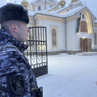 Росгвардия обеспечила правопорядок во время празднования Крещения Господня в столице Сибири