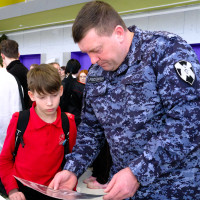 Росгвардейцы Республики Марий Эл рассказали школьникам о службе в ведомстве