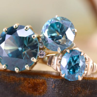 Древняя красота голубого циркона