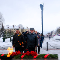 Руководство Управления Росгвардии по Республике Марий Эл приняло участие в митинге, посвященном Дню защитника Отечества