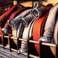 Пожарные рукава: перекатка, испытания, хранение